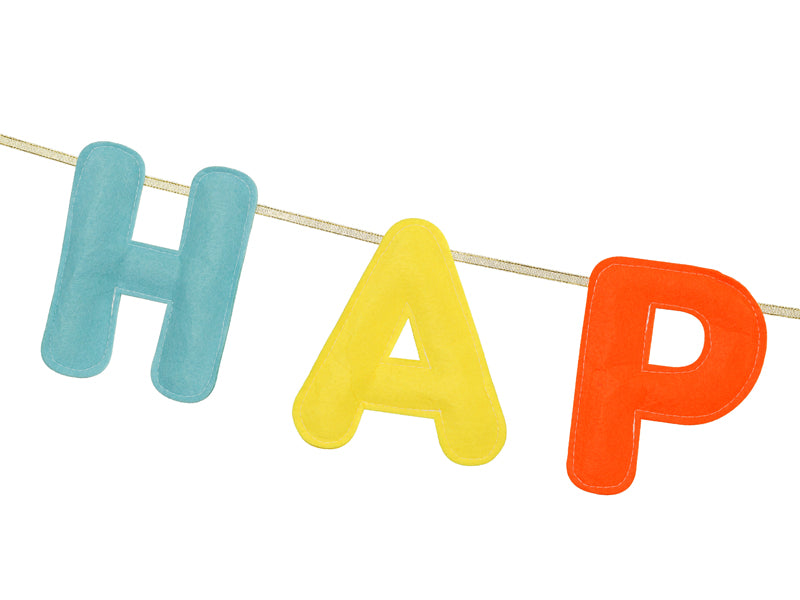 Banner Happy Bday - barevný