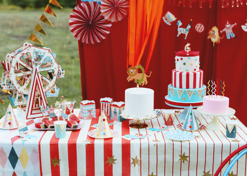 Ozdoby na cupcakes - cirkus