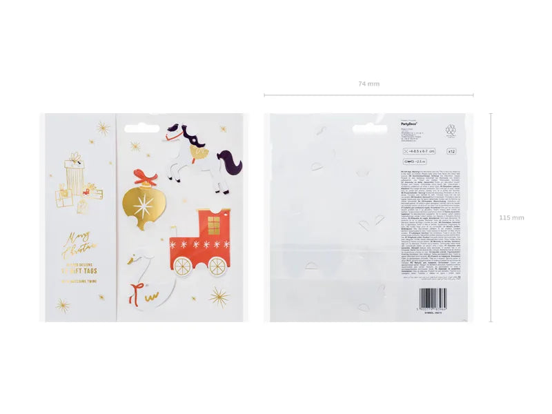 Vánoční papírové ozdoby