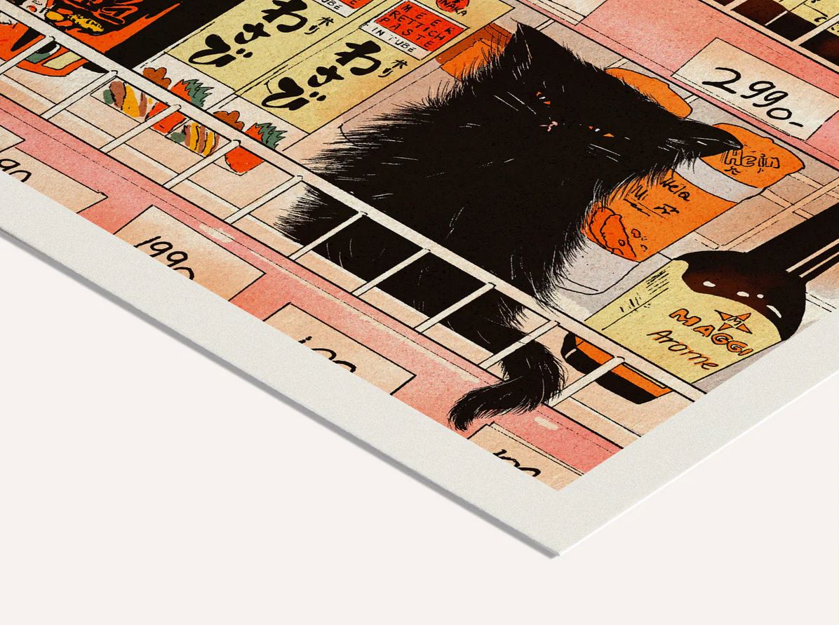 Print Bodega Cat Chili - Enikő Eged