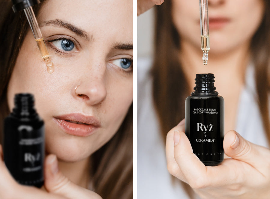 Zklidňující sérum na obličej - Rýže a ceramidy