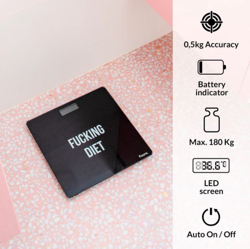 Digitální váha Fucking diet