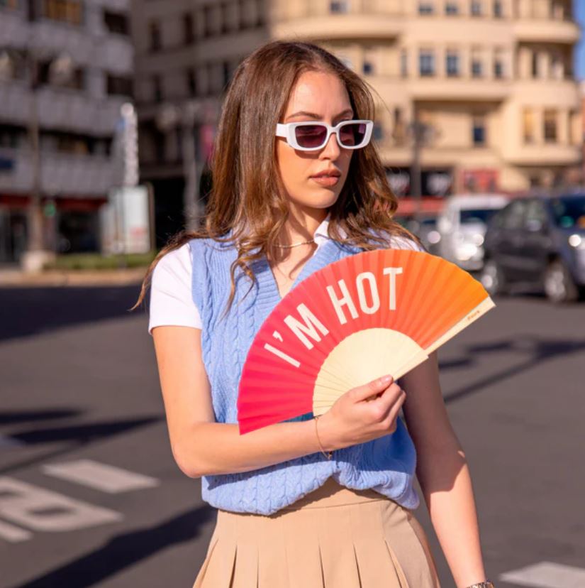 Gradient vějíř I'm hot