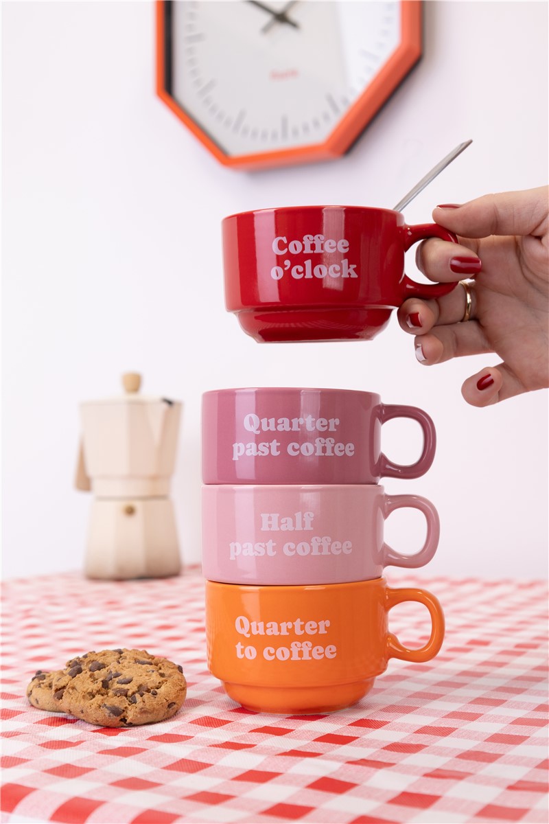 Sada hrnků Coffee Clock
