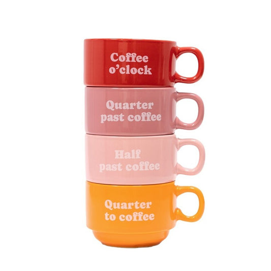 Sada hrnků Coffee Clock