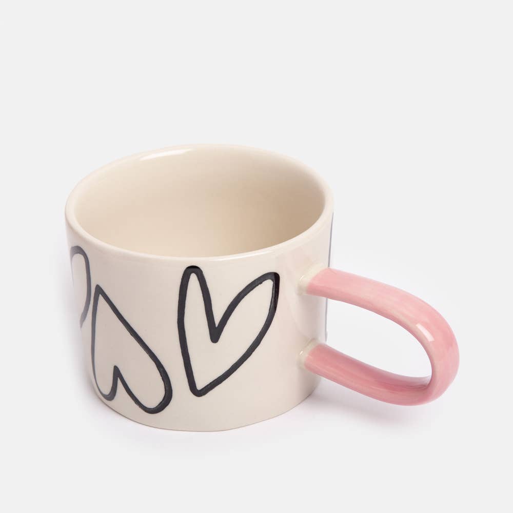Hrnek Outline hearts