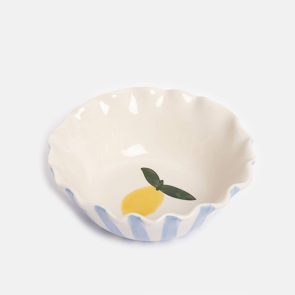 Miska Blue Stripe Lemon