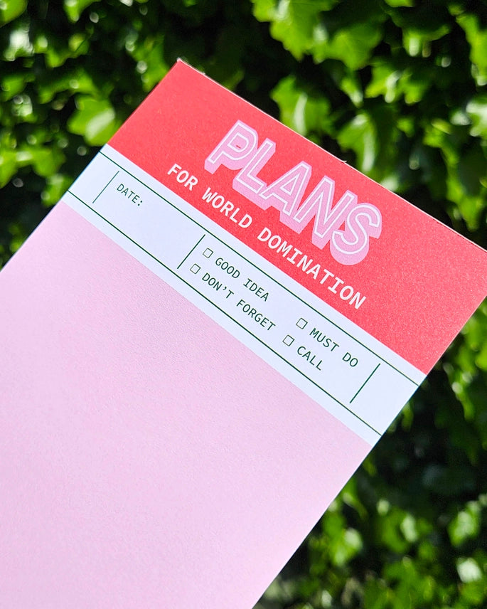 Blok A6 - Plans for World domination