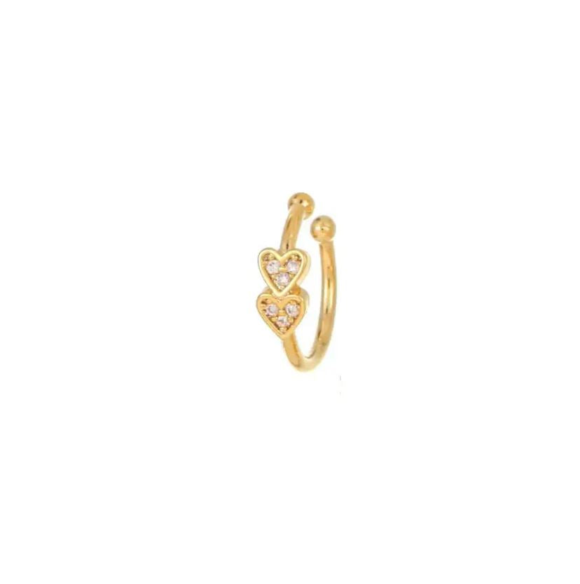 Naušnice Ear Cuff Heart