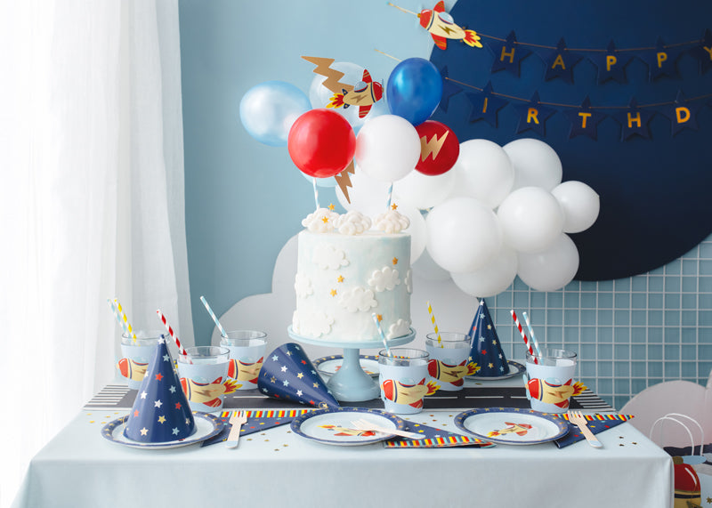 Papírová dekorace - girlanda happy birthday