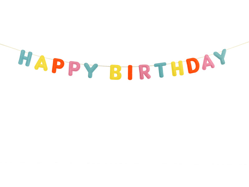 Banner Happy Bday - barevný