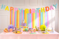 Banner Happy Bday - barevný