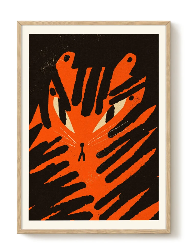Print Angry Tiger – Enikő Eged