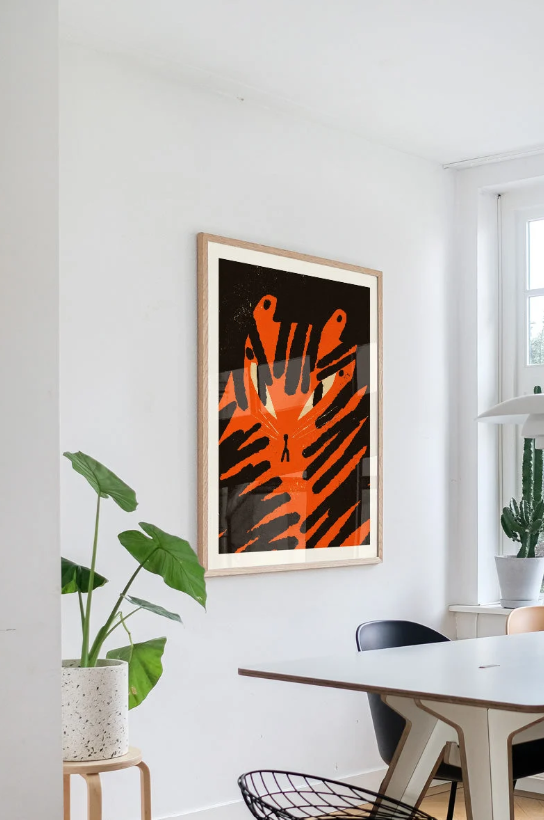 Print Angry Tiger – Enikő Eged