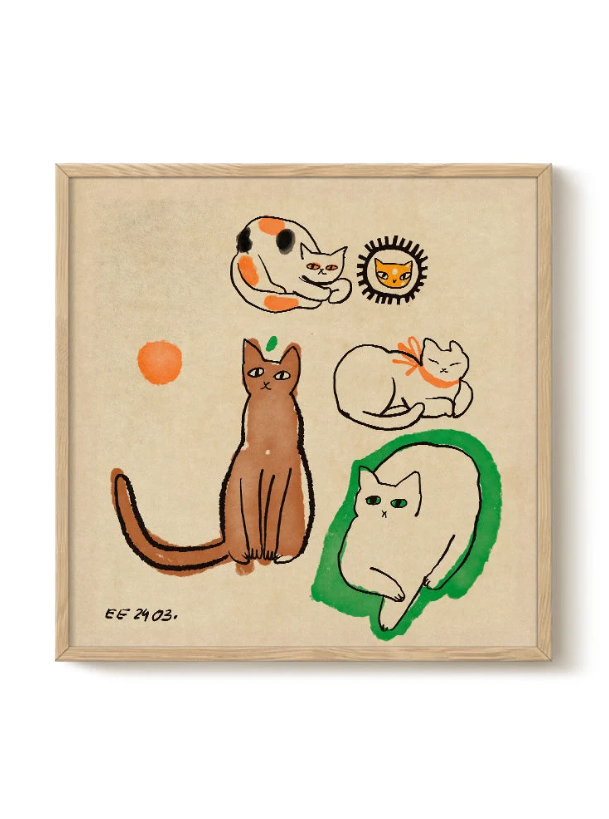 Print Furry Friends I – Enikő Eged