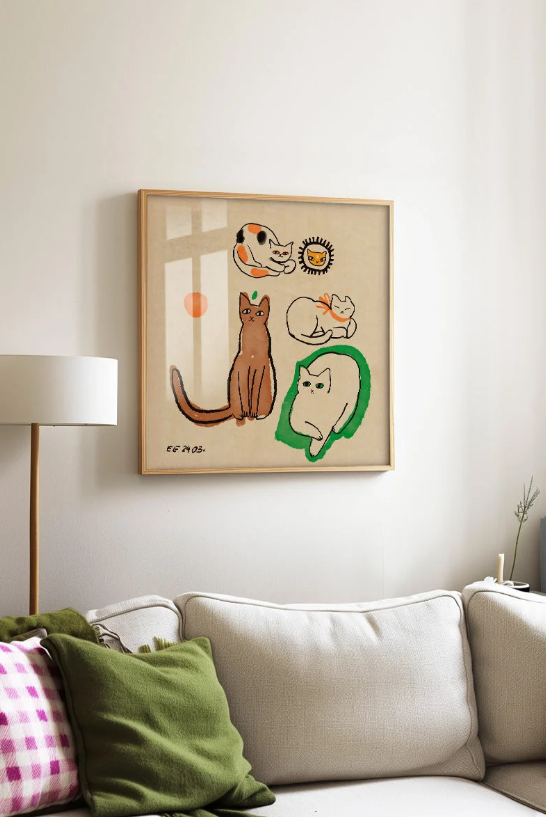 Print Furry Friends I – Enikő Eged