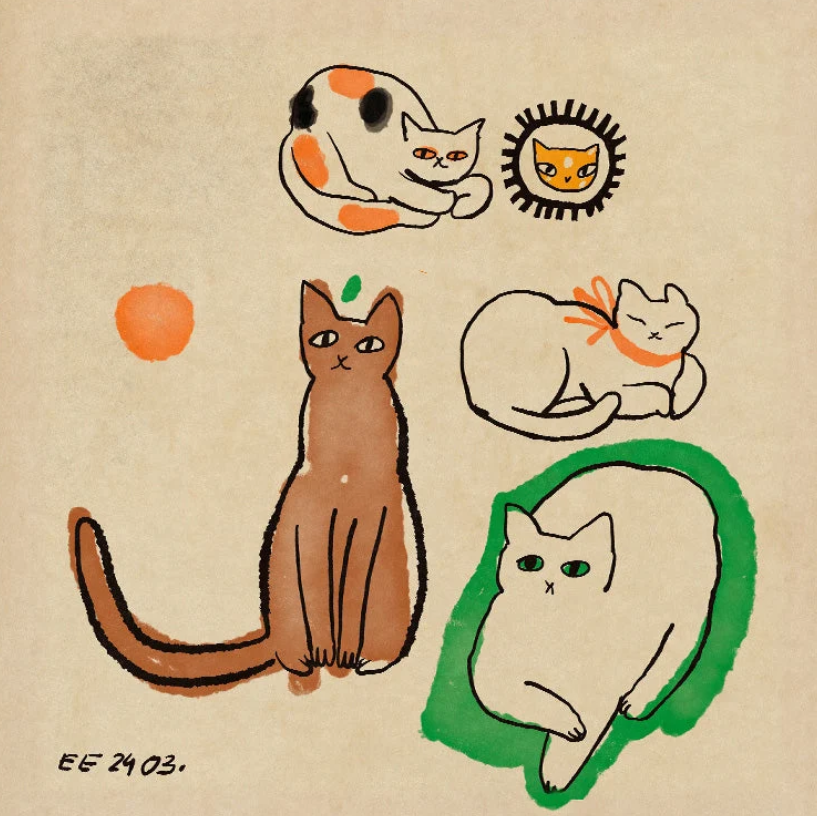 Print Furry Friends I – Enikő Eged