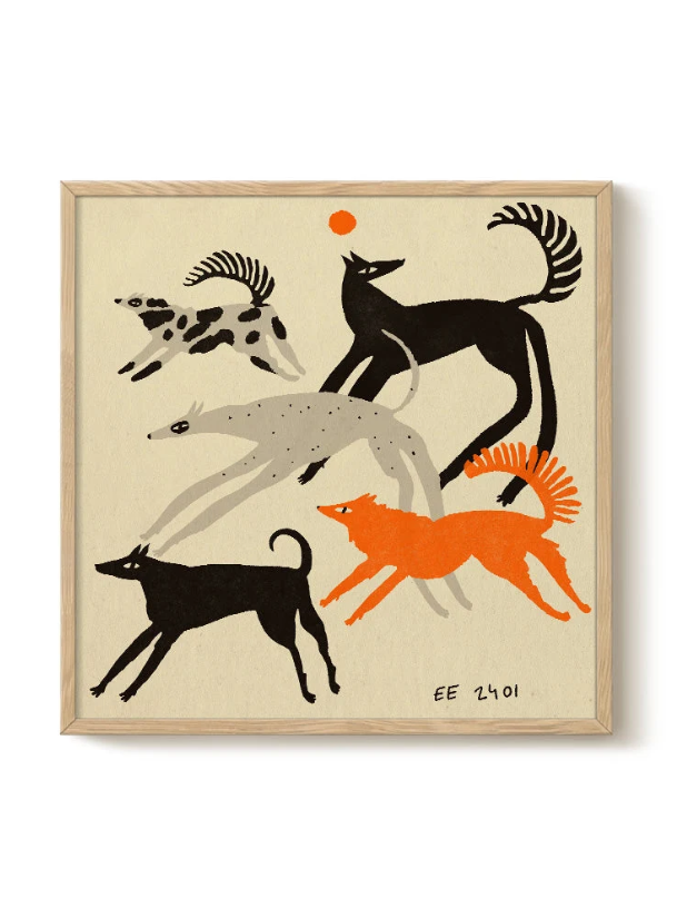 Print Running Dogs – Enikő Eged