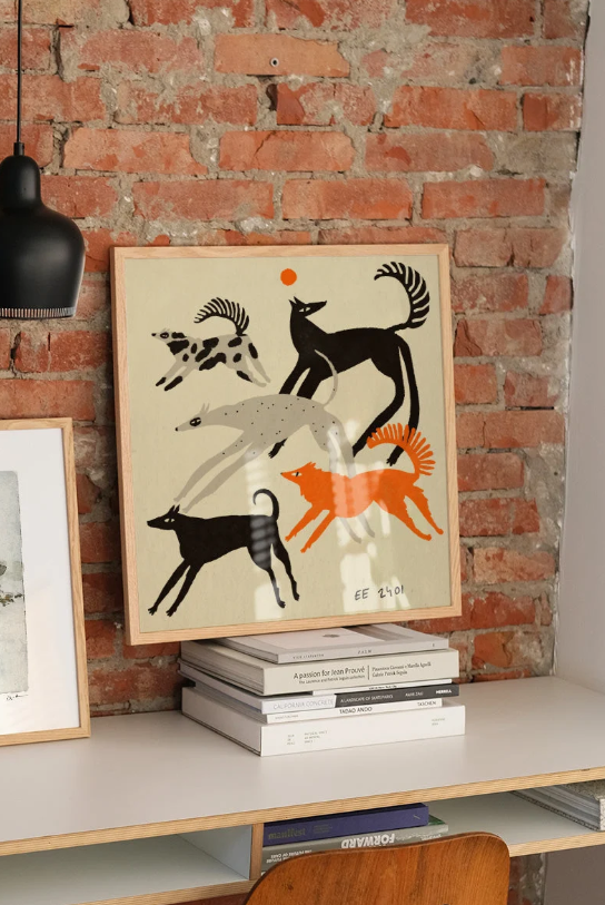Print Running Dogs – Enikő Eged