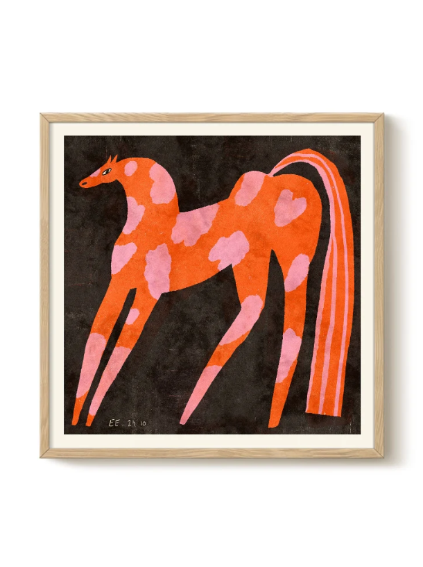 Print Strawberry Sky Horse – Enikő Eged