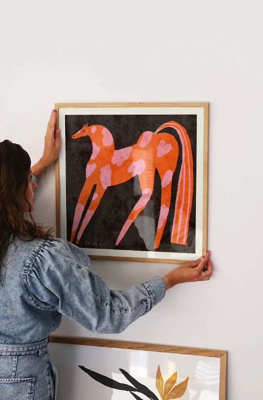 Print Strawberry Sky Horse – Enikő Eged