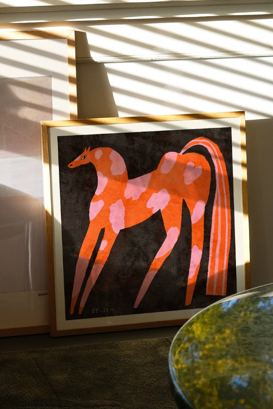Print Strawberry Sky Horse – Enikő Eged