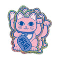Třpytivá samolepka - Maneki Neko