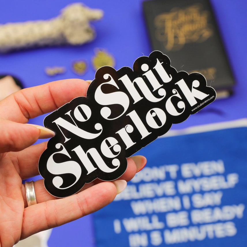 Samolepka - No Shit Sherlock
