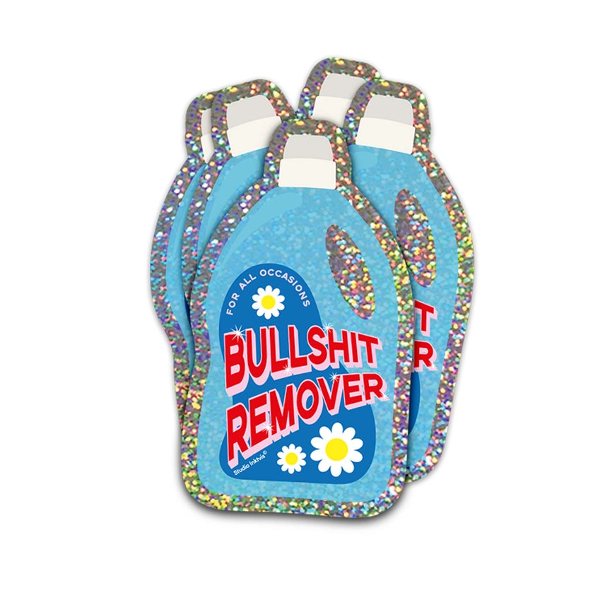 Třpytivá samolepka - Bulshit remover