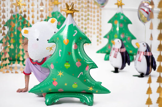 Fóliový balónek Vánoční stromeček