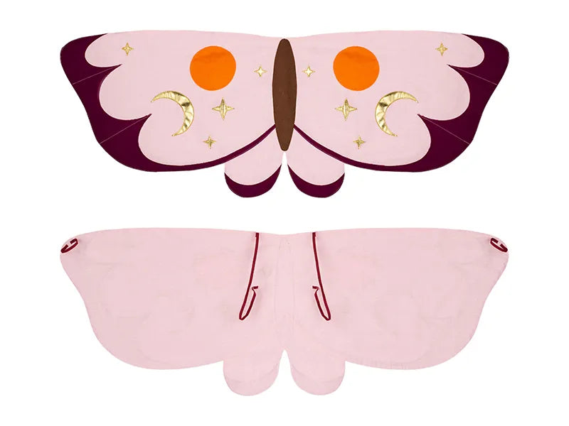 Dětský kostým - růžová motýlí křídla