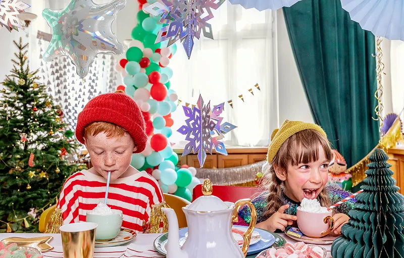 Závěsné dekorace vločky - holografické