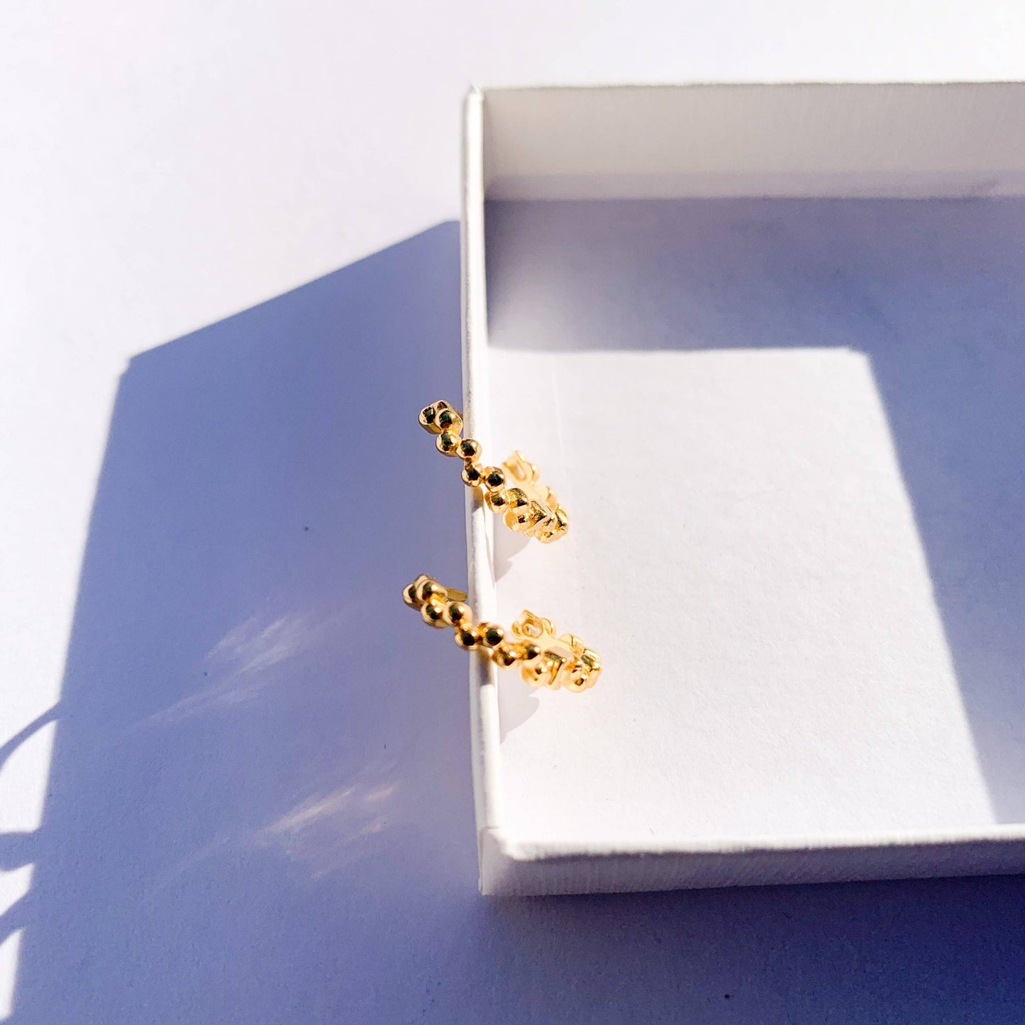 Kruhové naušnice Nala - zlaté