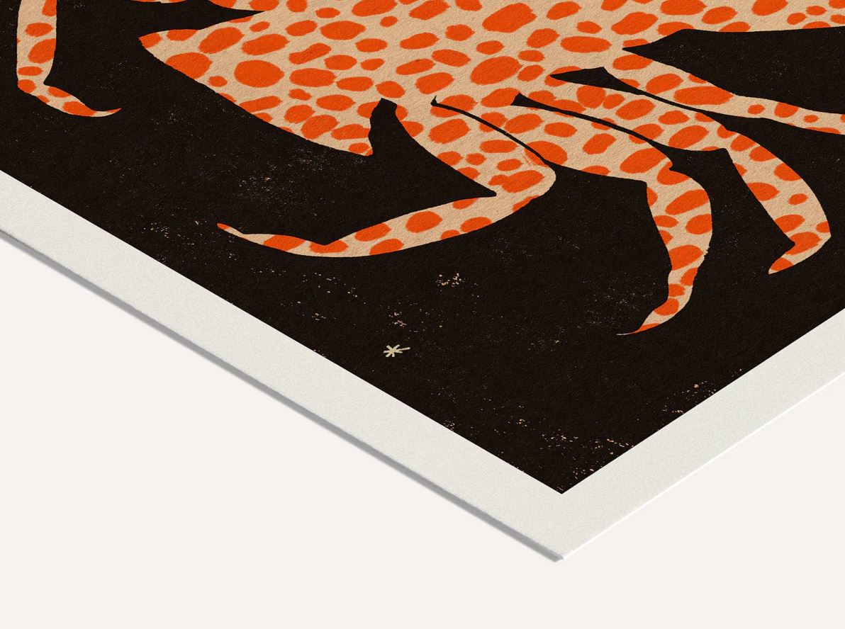 Print Spotted Calico Crab - Enikő Eged