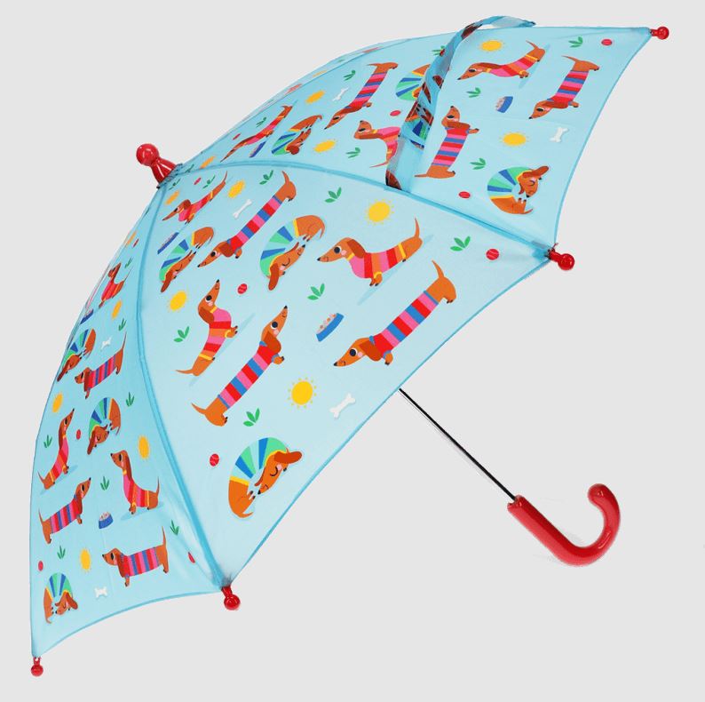 Dětský deštník s jezevčíky