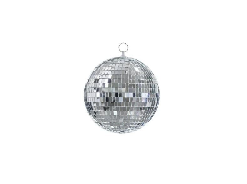 Závěsná disco koule  - stříbrná