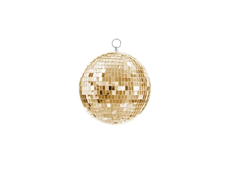 Závěsná disco koule  - zlatá