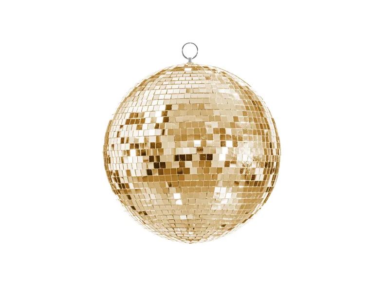 Závěsná disco koule  - zlatá