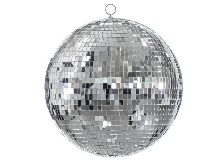 Závěsná disco koule  - stříbrná