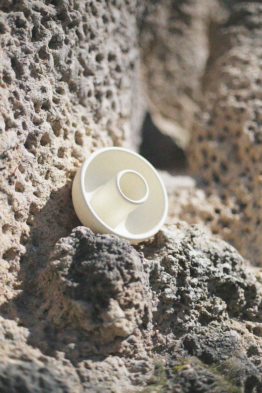 Double Bowl Ceramic Holder