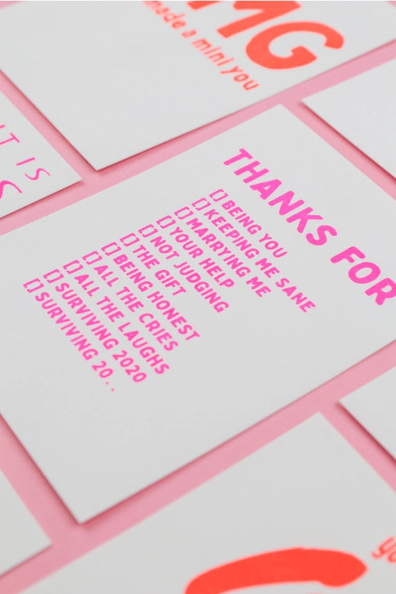 Pohlednice Thanks for ...