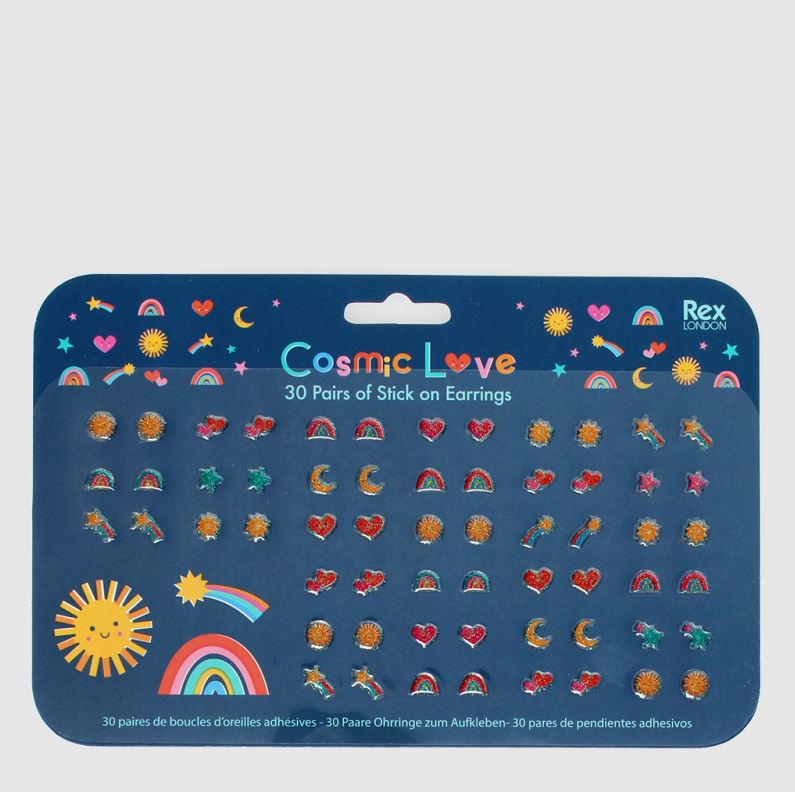 Samolepící naušnice Cosmic love