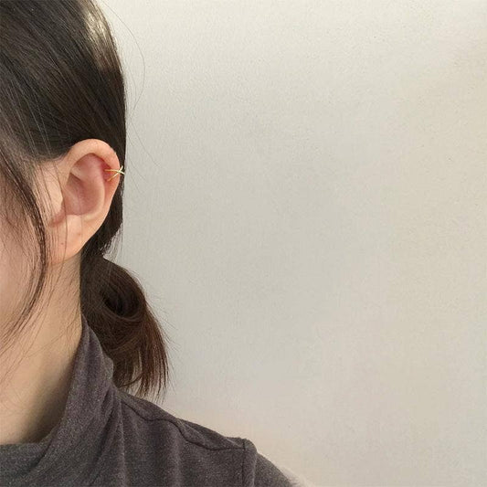 Naušnice Ear Cuff Sierra - zlatá