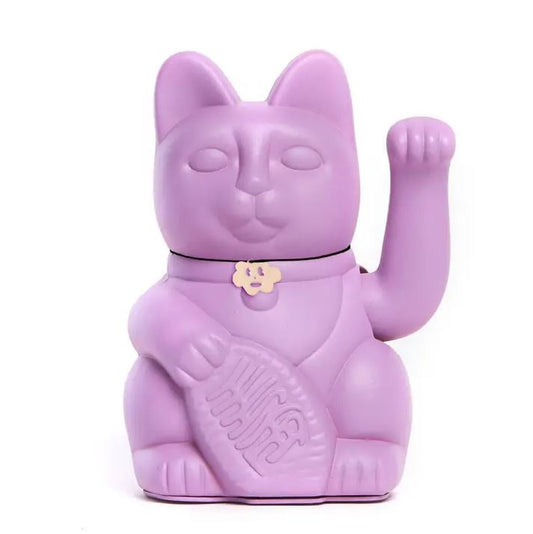 MANEKI NEKO Lucky cat - fialovorůžová