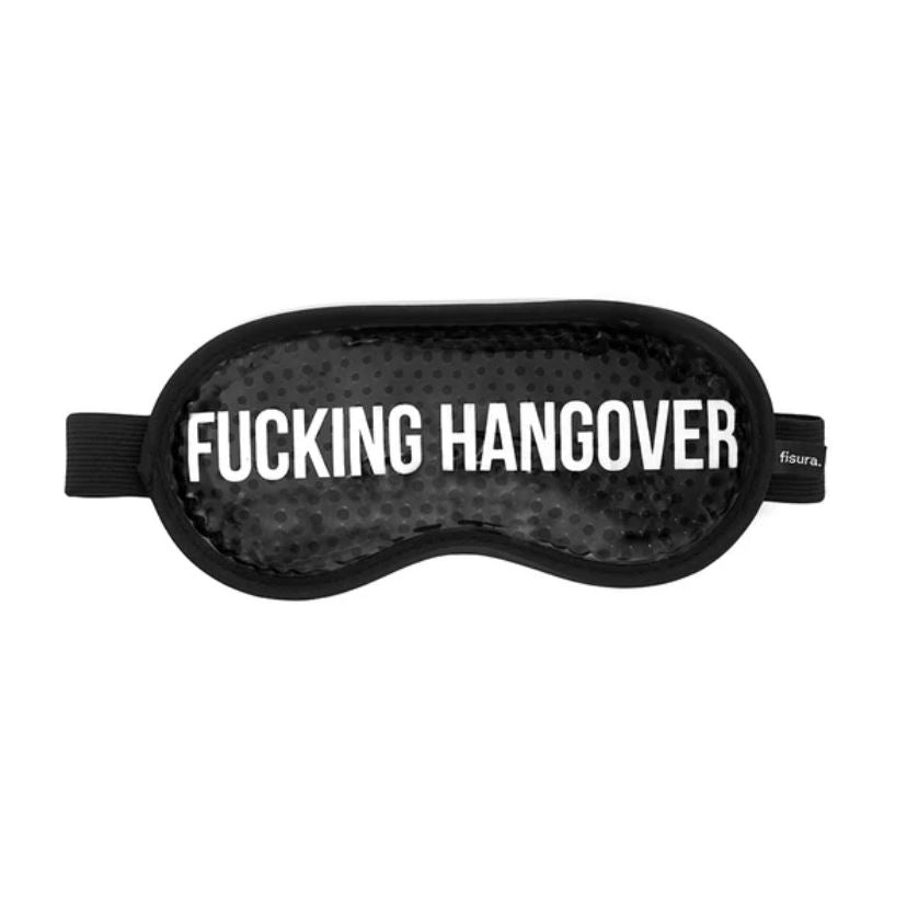 Gelová maska na oči Hangover černá