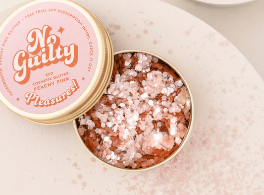 BIO třpytky - Peachy pink