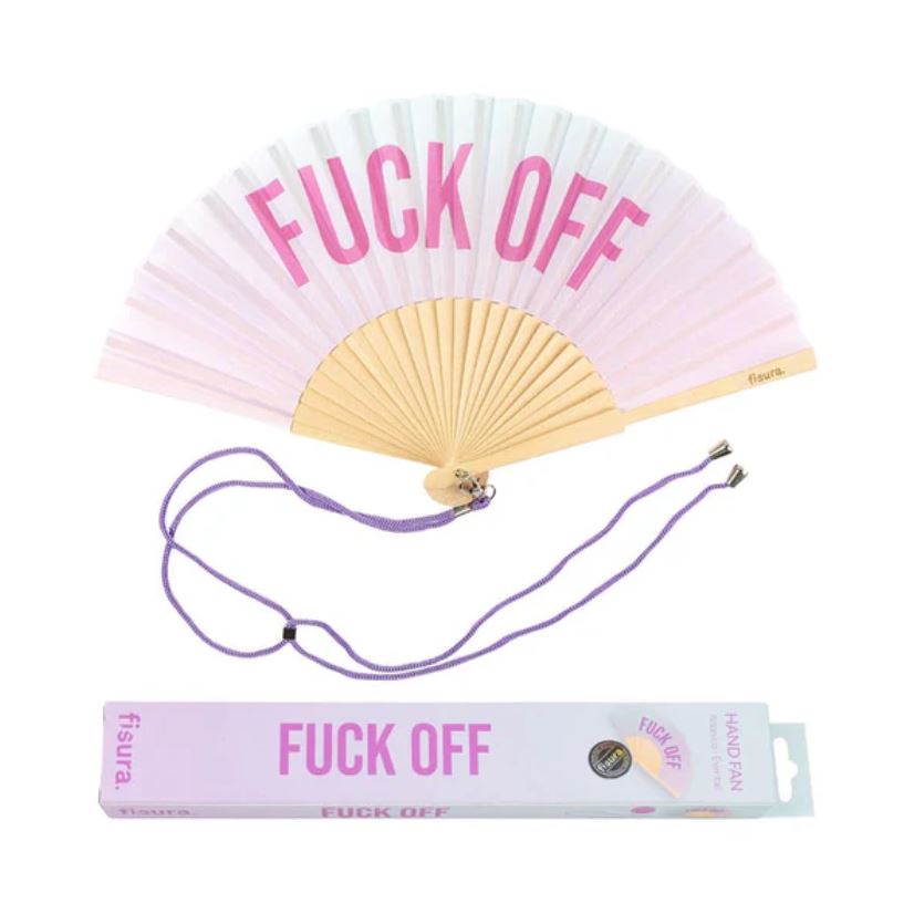 Gradient vějíř Fuck off