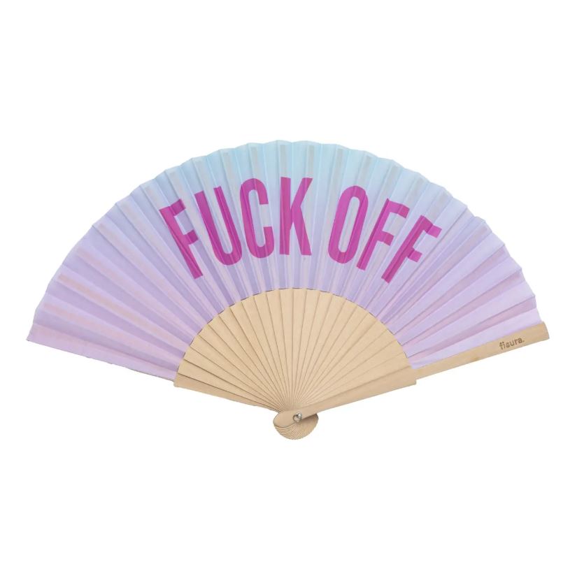 Gradient vějíř Fuck off