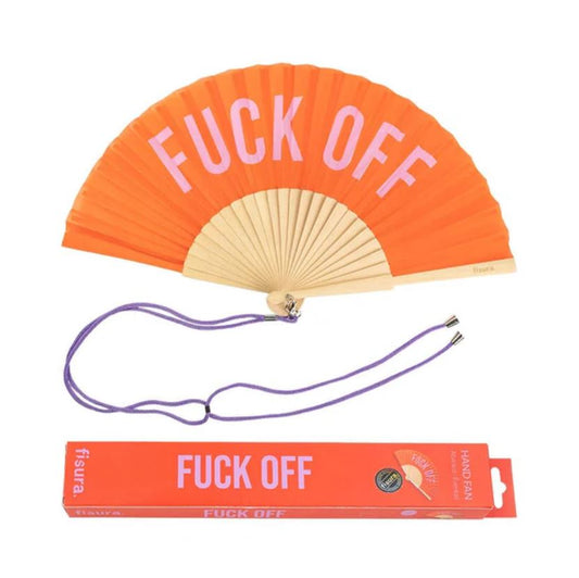 Oranžový vějíř Fuck off