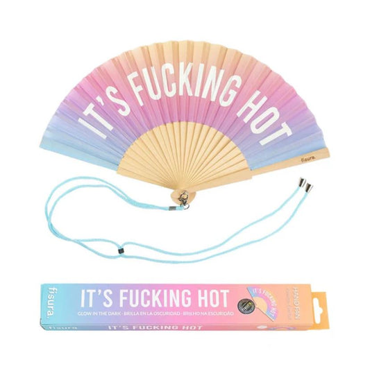 Gradient vějíř Fucking hot - svítí ve tmě